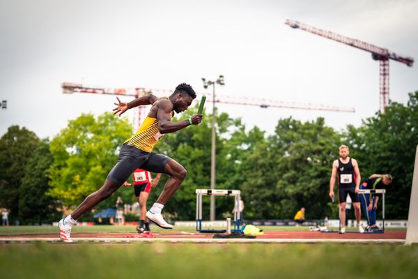 James Adebola (SCC Berlin) am 03.06.2022 waehrend der Sparkassen Gala in Regensburg